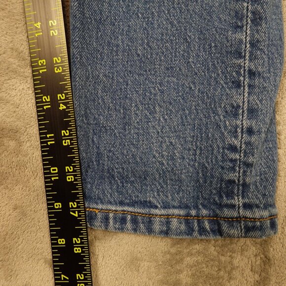 Levi's jeans 501 skinny women's 25 blue denim button fly red tab - Picture 4 of 15